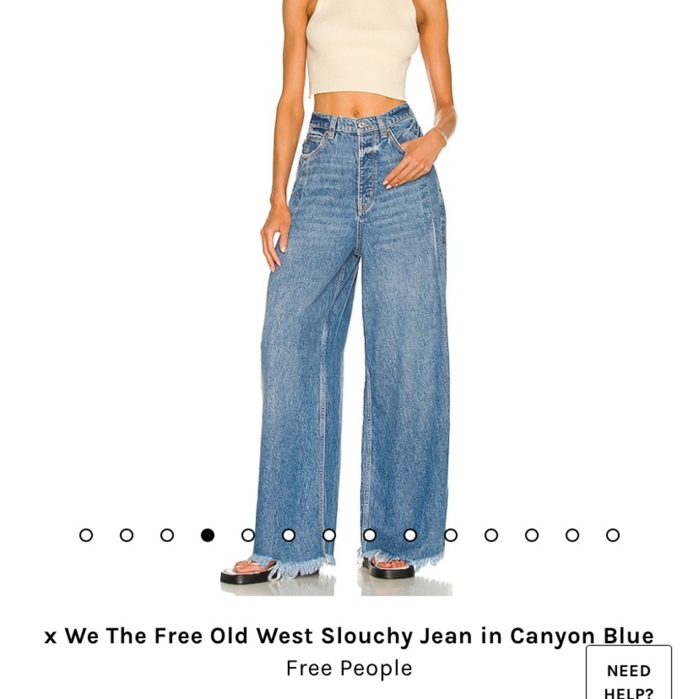 Free people wide leg jean